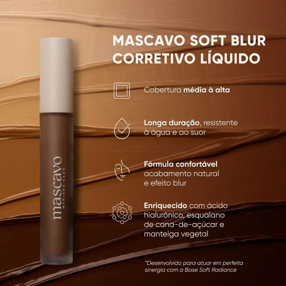 MASCAVO SOFT BLUR CORRETIVO LÍQUIDO 70C 6G 70C 8