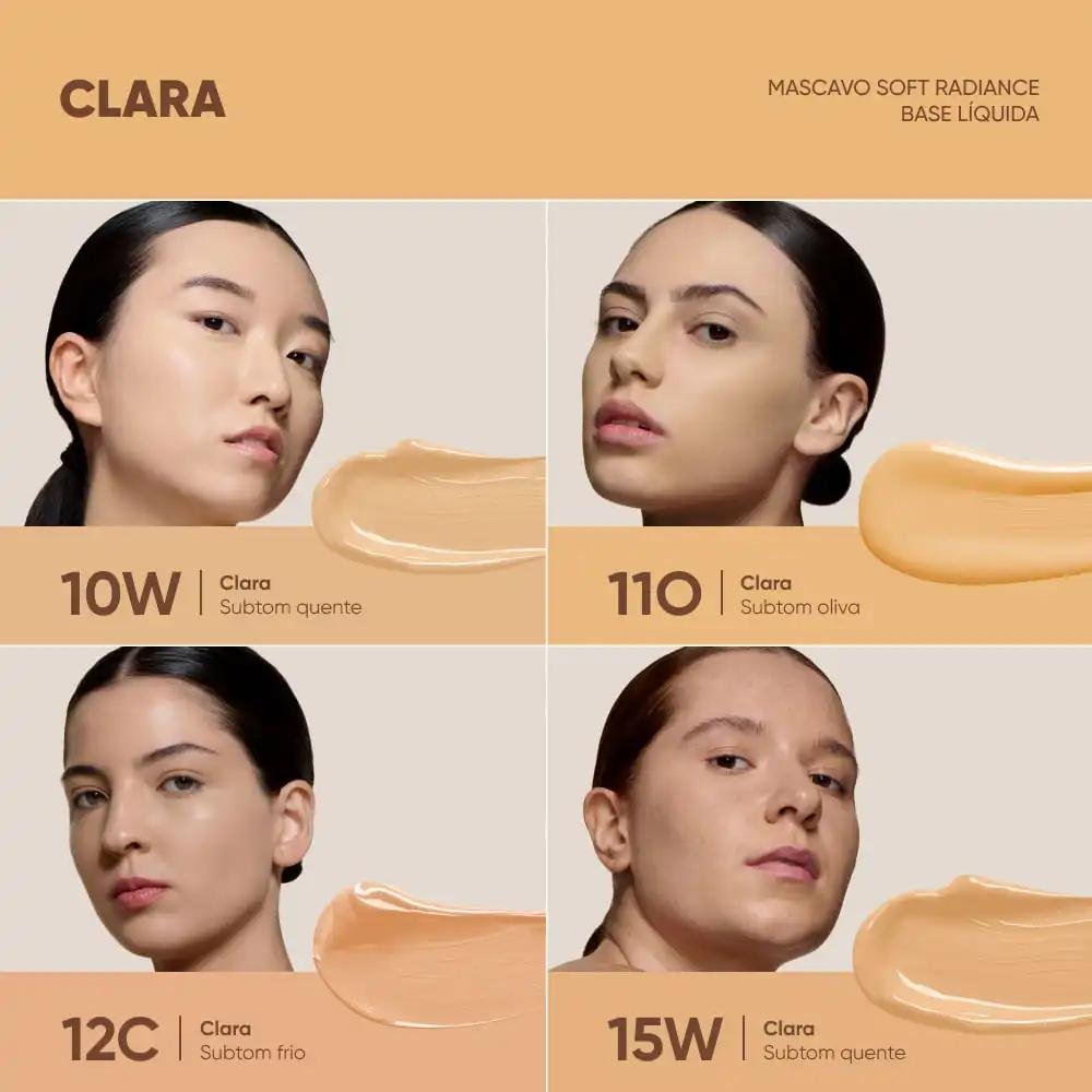 Mascavo Soft Radiance Base Líquida 10W 30ml 10W 4