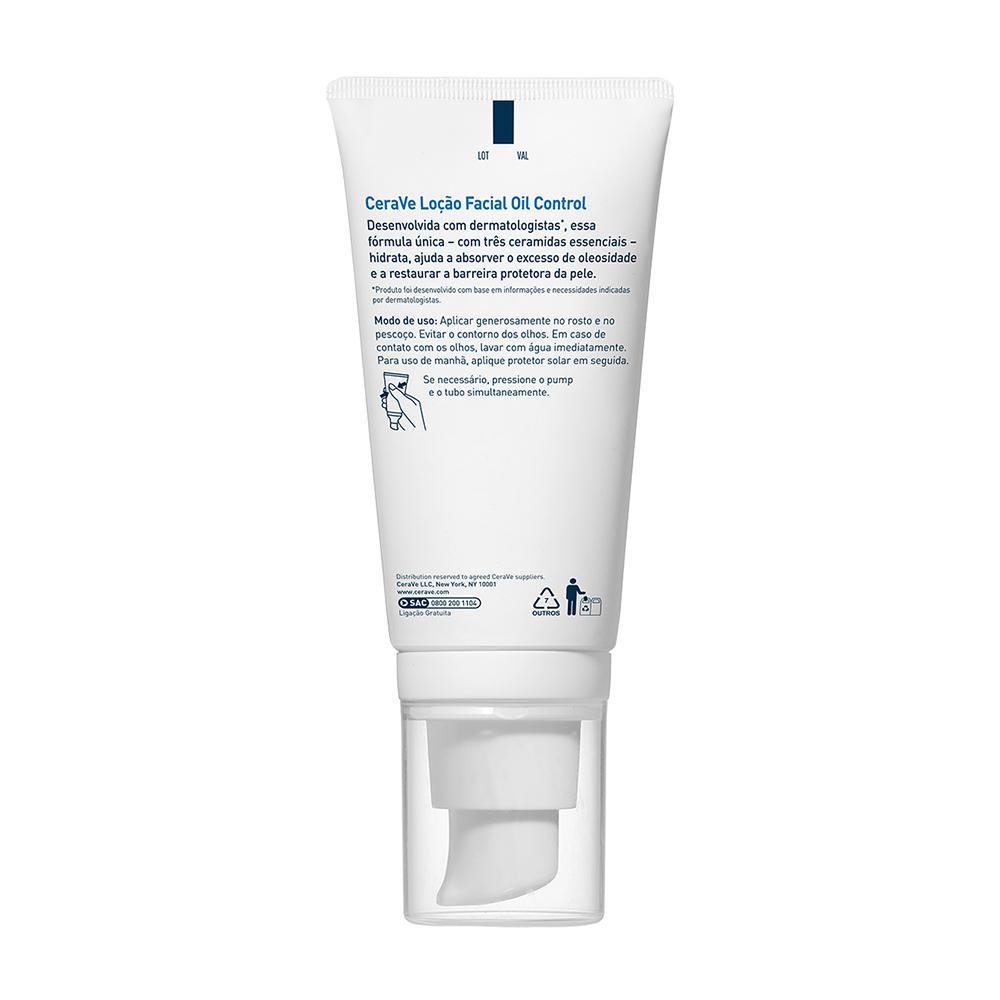 Cerave Hidratante com Controle de Oleosidade Facial 52g 52g 15