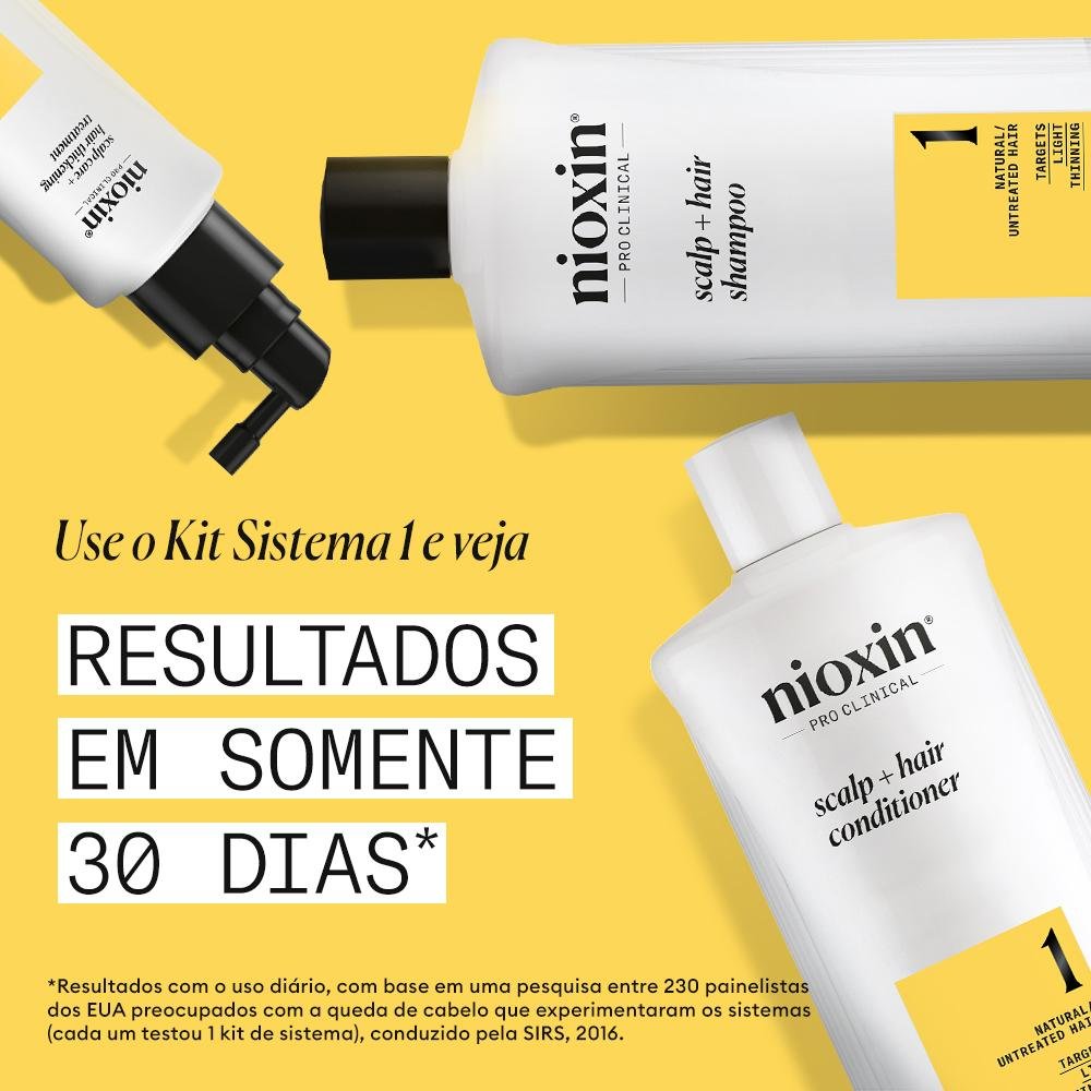 Condicionador Nioxin Sistema 1 Cabelo Fino 1000ml 1L 2