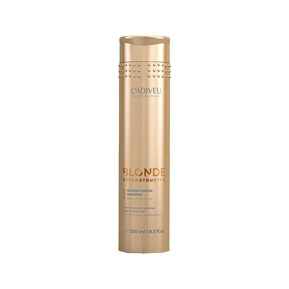 Kit Cadiveu Blonde Recosntructor Keeper Sh 250Ml+ 2 Produtos ÚNICO 2