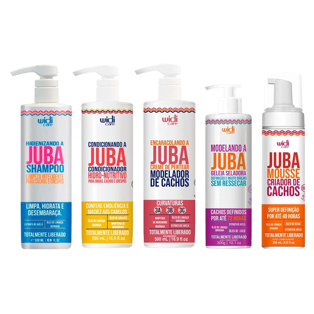 Kit Widi Care Condicionando A Juba Hidro + 5 Produtos ÚNICO 1