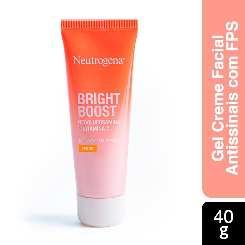 Neutrogena Bright Boost Gel Creme Facial Antissinais Fps 30 40g 40g 7