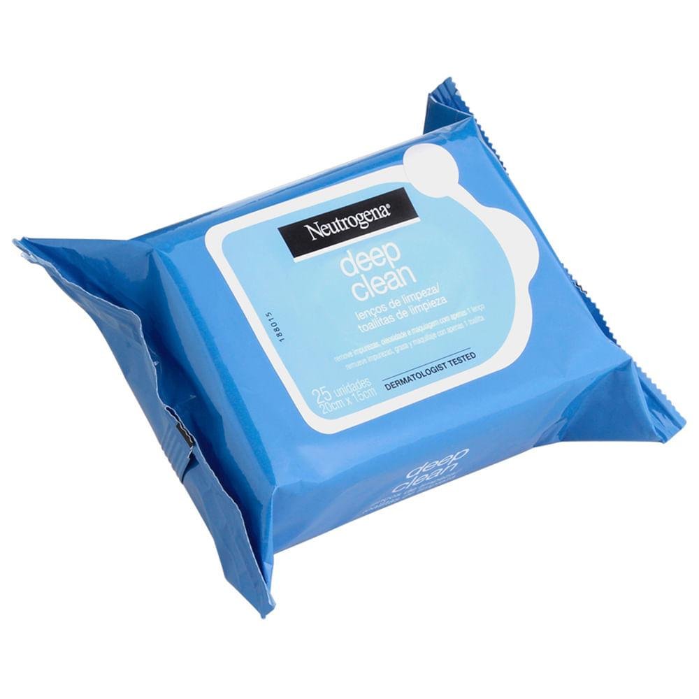 NEUTROGENA DEEP CLEAN LENÇO DEMAQUILANTE ÚNICO 2