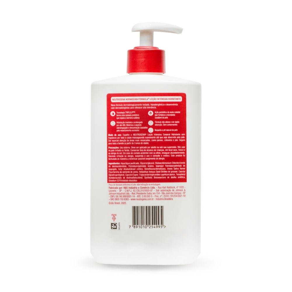 Neutrogena Norwegian Formula Loção Hidratante Corporal Sem Fragrância 400ml 400ml 2