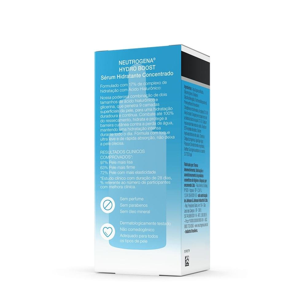 NEUTROGENA HYDRO BOOST SÉRUM HIDRATANTE 30ML 30ml 4