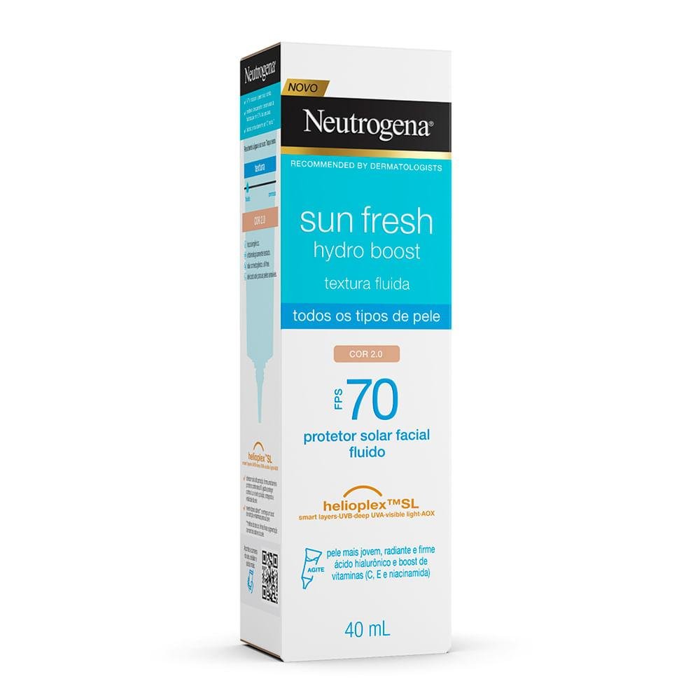Neutrogena Hydro Boost Sun Fresh Fps 70 Cor 2.0 40ml Cor 2.0 3