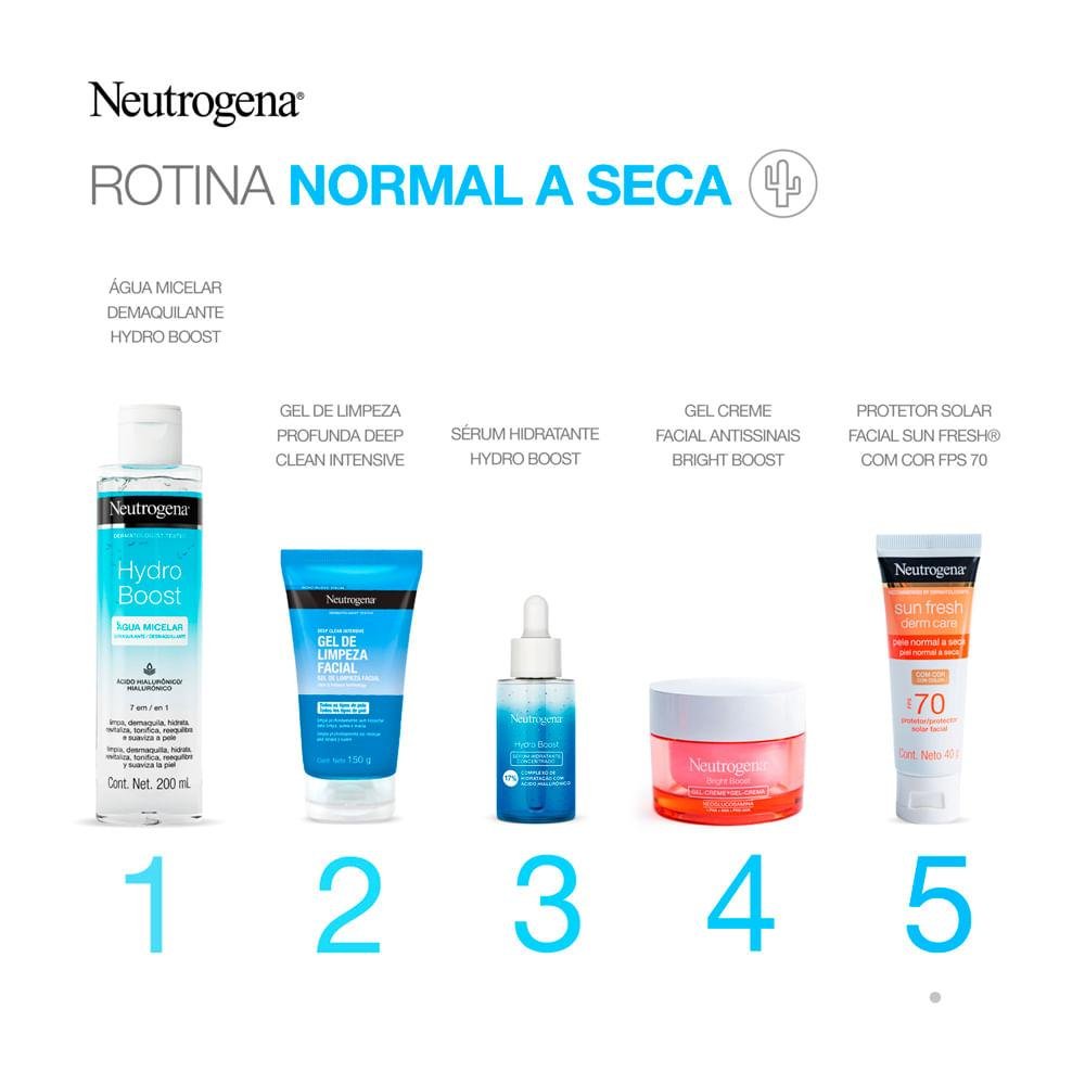 Neutrogena Sun Fresh Protetor Solar Facial Fps70 40G Bege 4