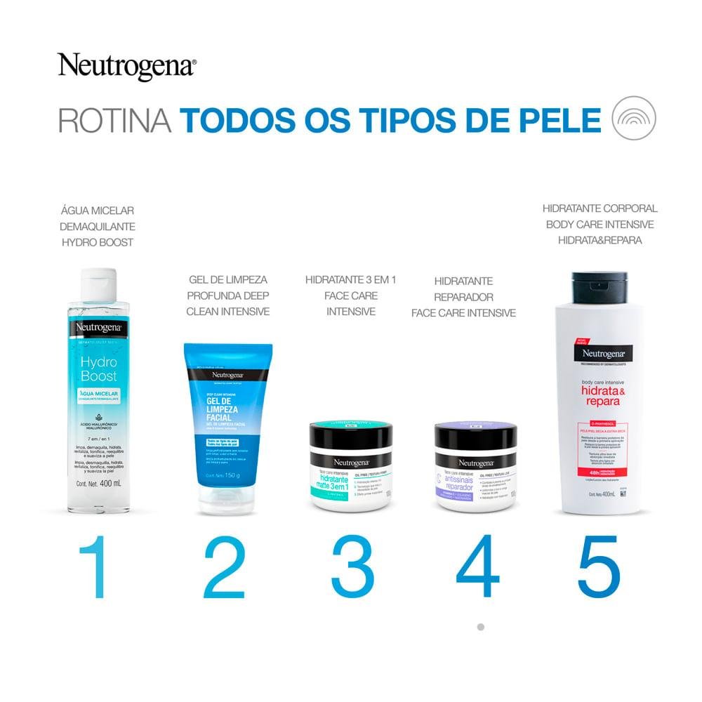 Neutrogena Deep Clean Hidratante Facial Antissinais 100g 100g 6