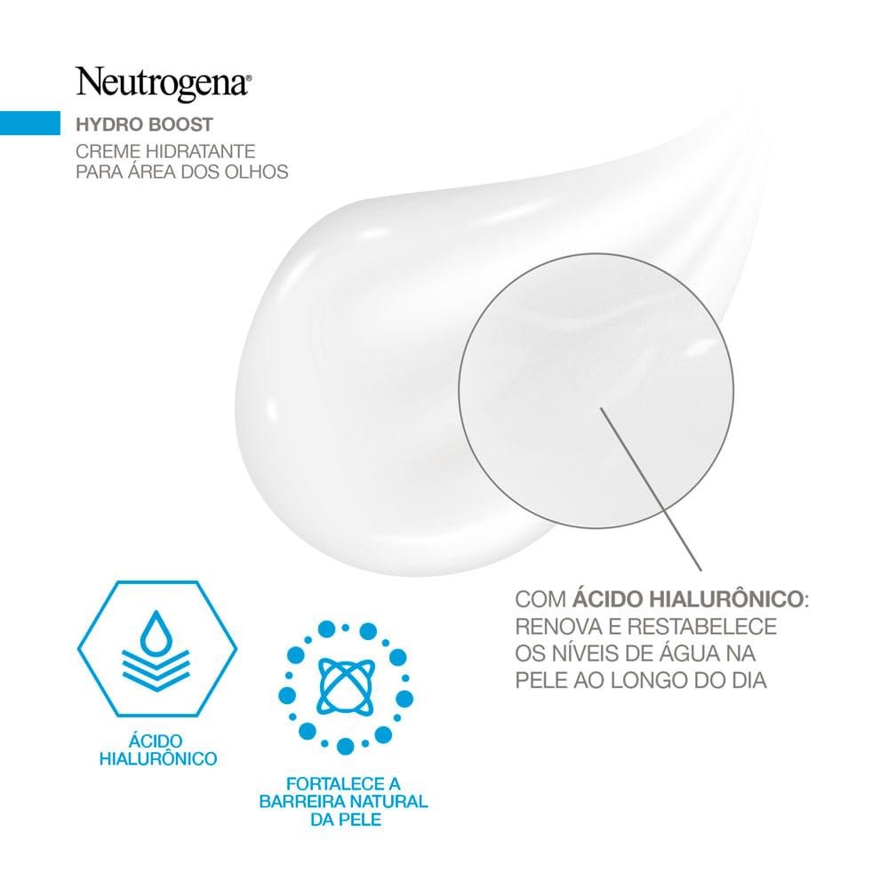Neutrogena Hydro Boost Creme Hidratante Área Dos Olhos 15g 15g 4