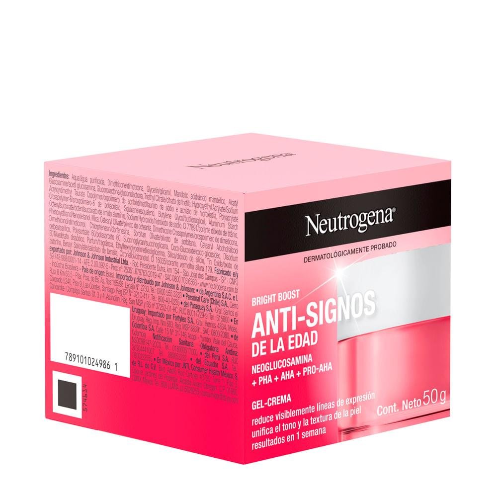 Neutrogena Bright Boost Gel Creme Facial Antissinais 50ml 50ml 4