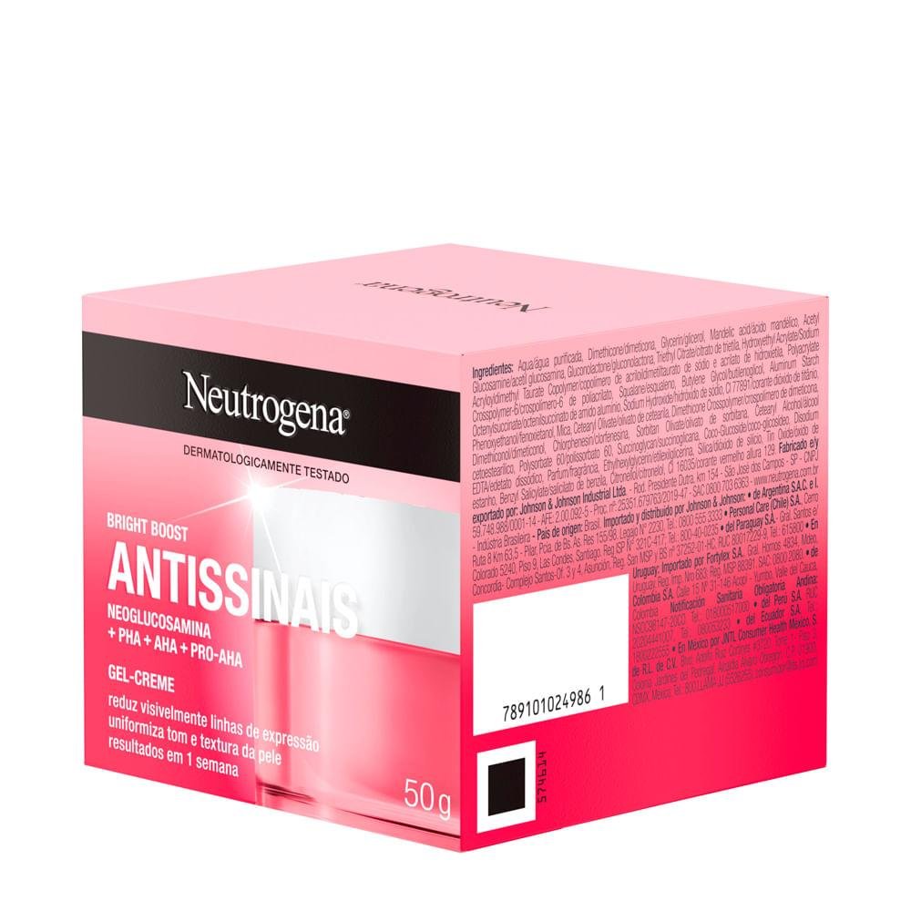 Neutrogena Bright Boost Gel Creme Facial Antissinais 50ml 50ml 6
