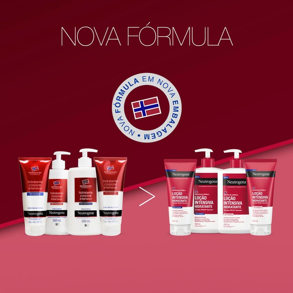 Neutrogena Norwegian Formula Loção Hidratante Corporal Sem Fragrância 200ml 200ml 7