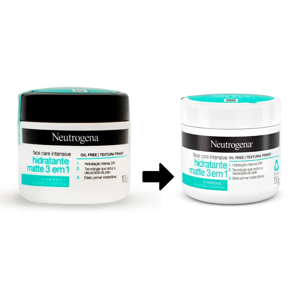 Neutrogena Deep Clean Hidratante Facial Matte 3 Em 1 100g 100g 5