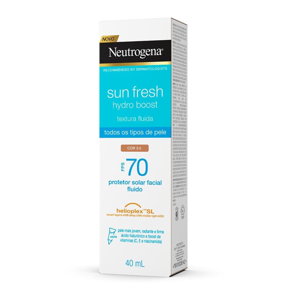 Neutrogena Hydro Boost Sun Fresh Fps 70 Cor 3.0 40ml 40ml 6