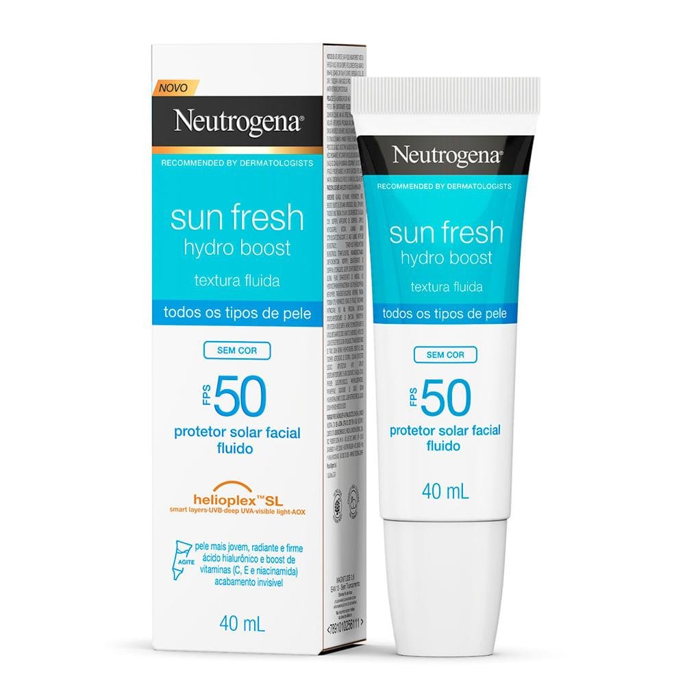Neutrogena Hydro Boost Sun Fresh Sem Cor Fps 50 40ml 40ml 5