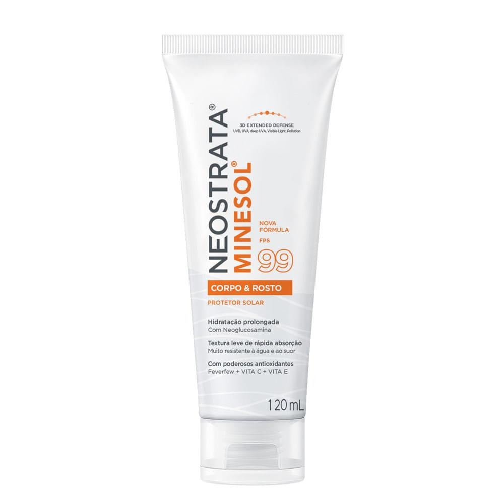 Neostrata Minesol Antioxidante Fps99 Protetor Solar Corpo E Rosto 120Ml 120ml 1