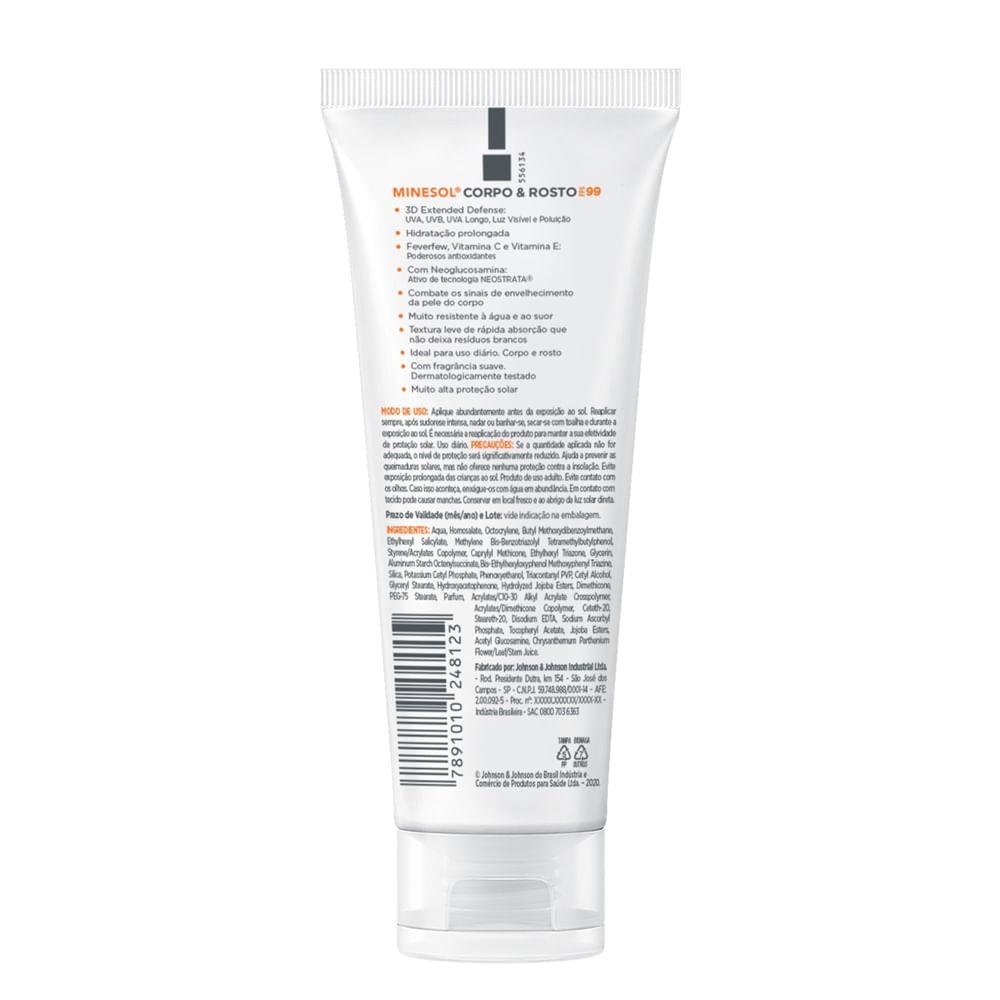 Neostrata Minesol Antioxidante Fps99 Protetor Solar Corpo E Rosto 120Ml 120ml 2