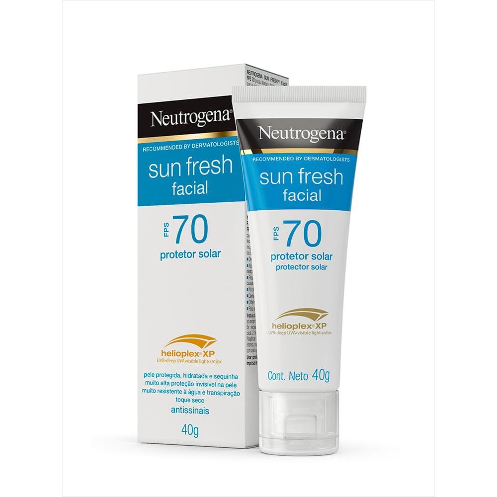 Neutrogena Sun Fresh Protetor Solar Facial Fps70 40G 40g 2