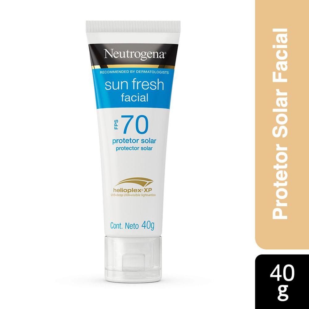 Neutrogena Sun Fresh Protetor Solar Facial Fps70 40G 40g 3