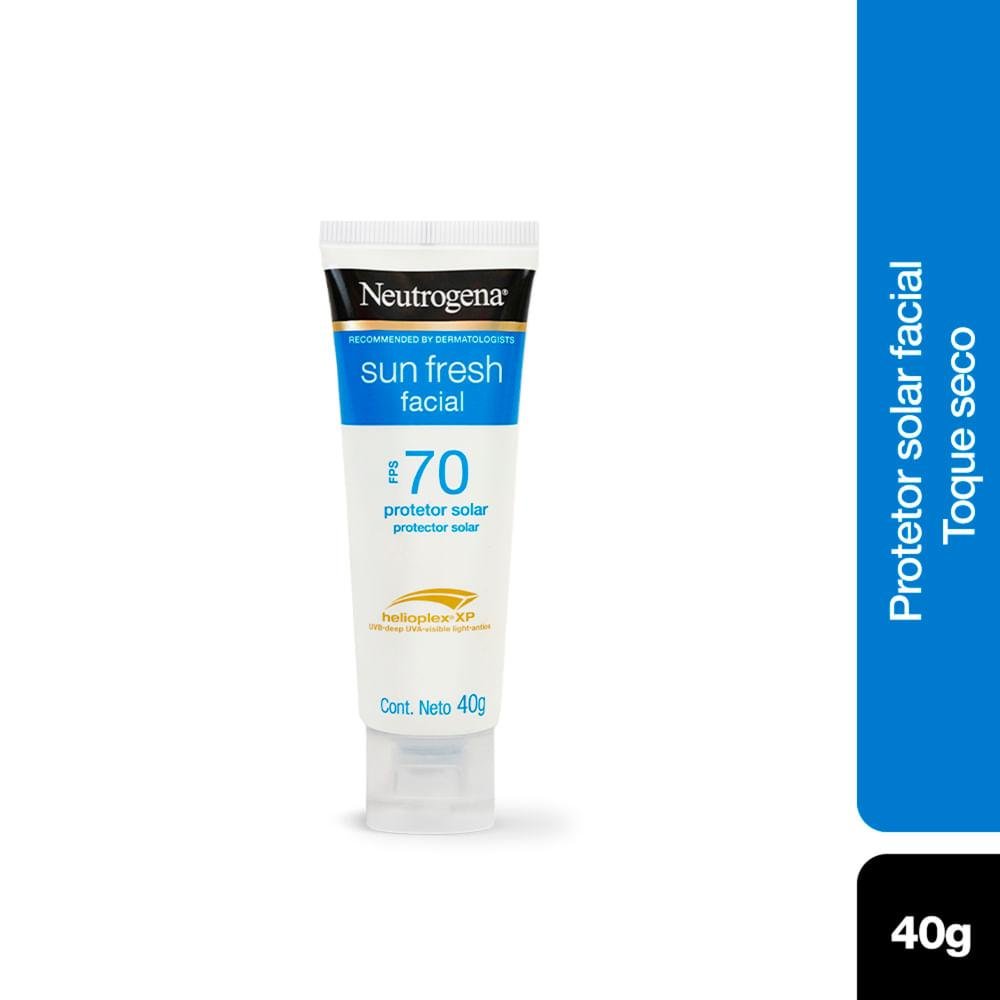 Neutrogena Sun Fresh Protetor Solar Facial Fps70 40G 40g 6