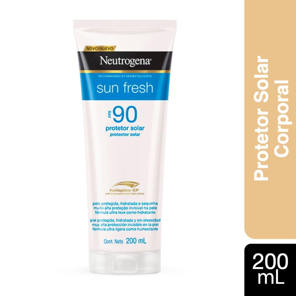 Neutrogena Sun Fresh Protetor Solar Corporal Fps 90 200ml 200ml 2