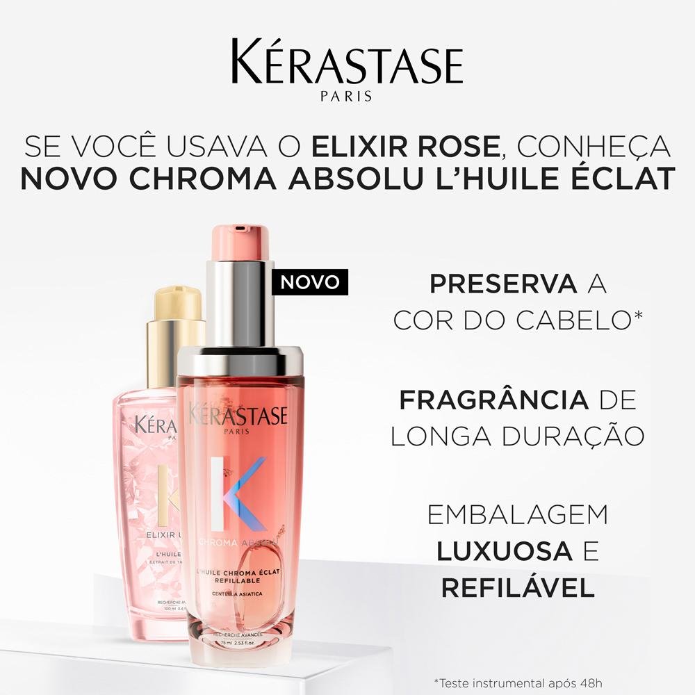 KÈRASTASE CHROMA ABSOLU ÉCLAT ÓLEO CAPILAR 75ML - REFIL 75ml 9
