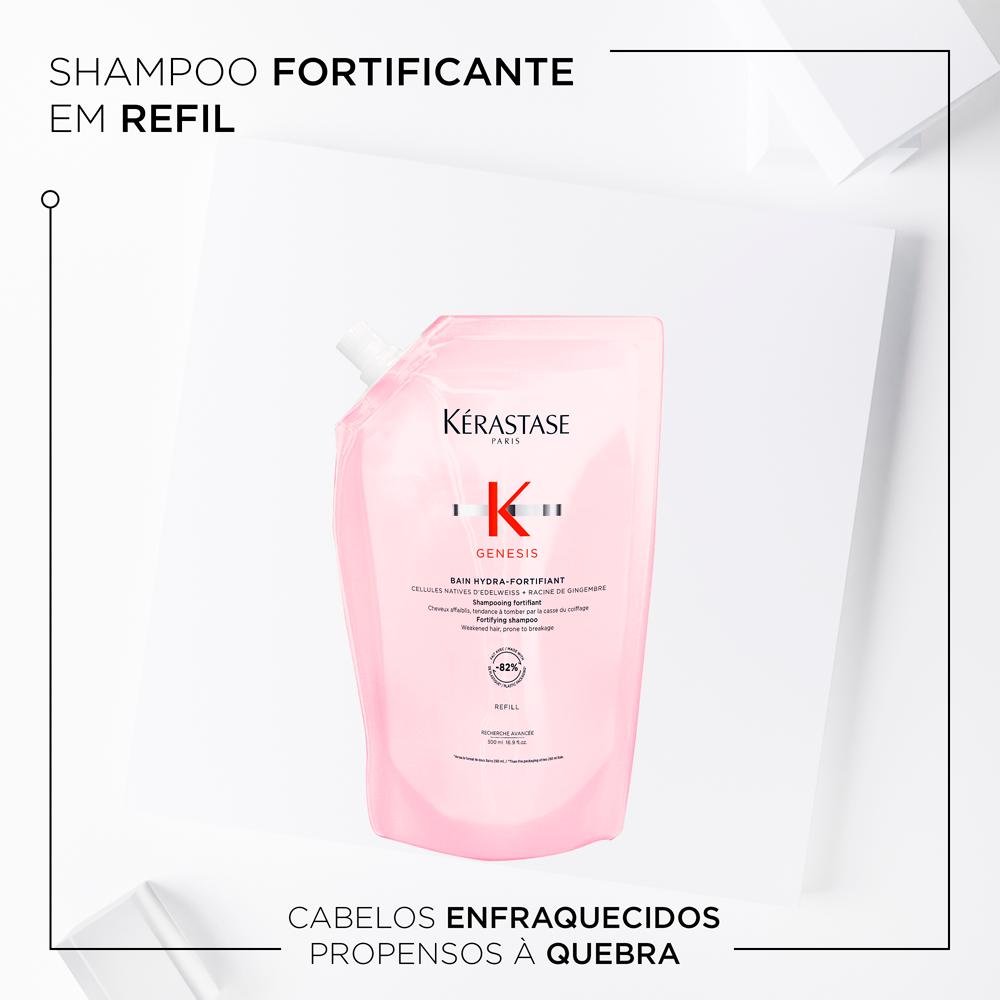 Kérastase Genesis Bain Hydra-Fortifiant Shampoo 500ml Refil 500ml 4