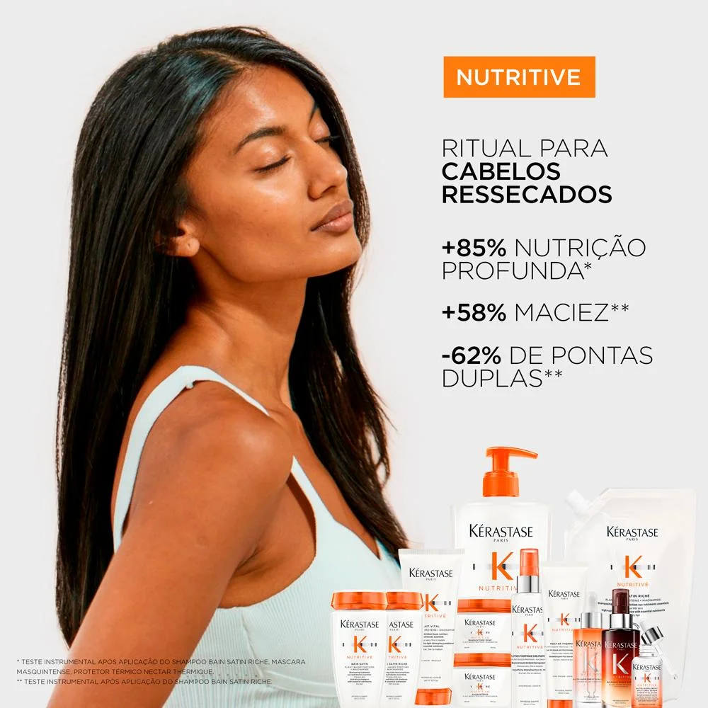 Kérastase Nutritive Satin Riche Bain Shampoo 500ml Refil 500ml 5