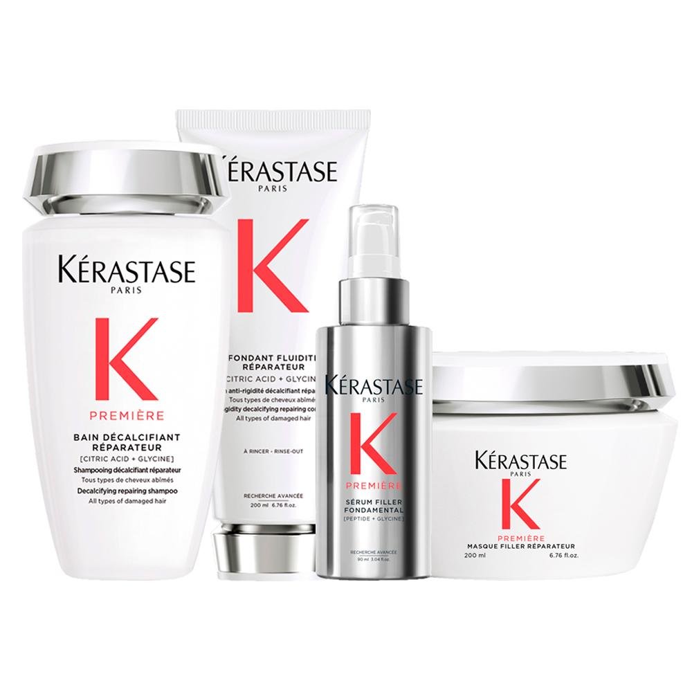 Kit Kérastase Première Réparateur - Shampoo 250ml + Condicionador 200ml + Máscara 200ml + Sérum 90ml