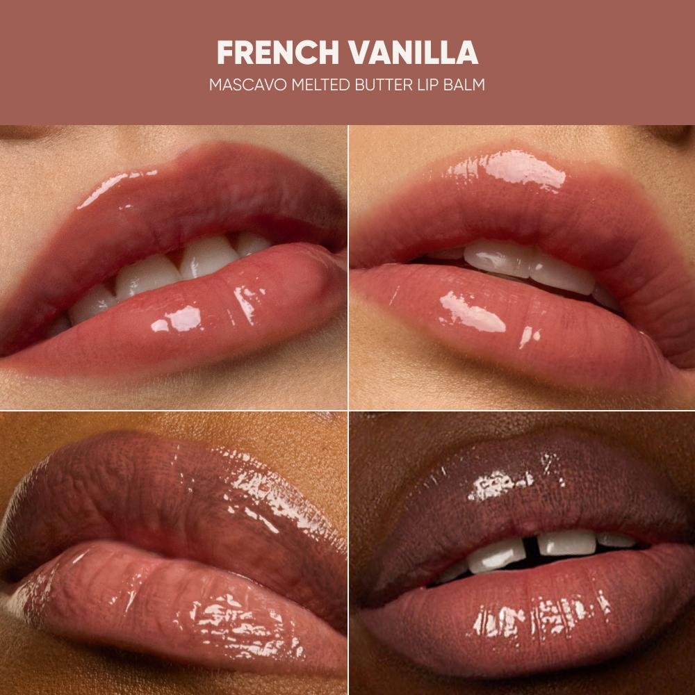 MASCAVO MELTED BUTTER LIP BALM FRENCH VANILLA 10G French Vanilla 4