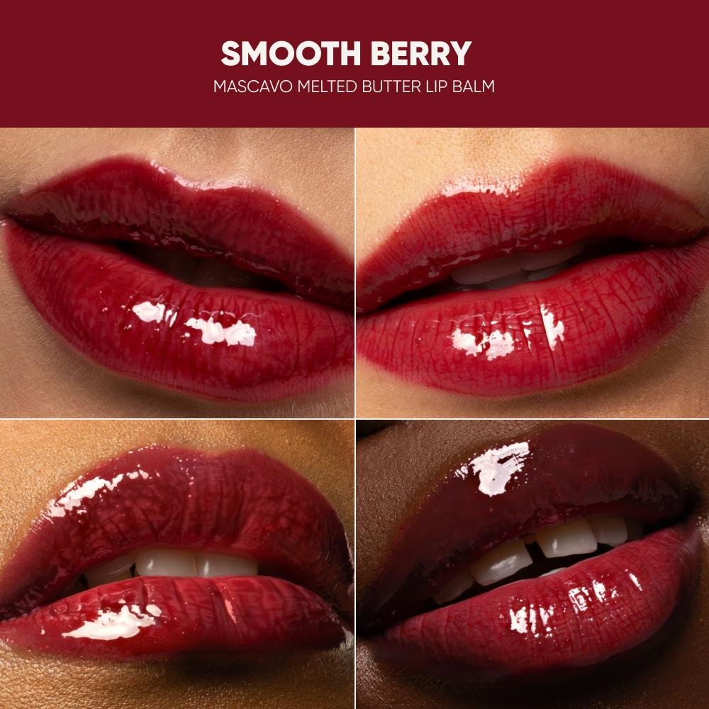 MASCAVO MELTED BUTTER LIP BALM SMOOTH BERRY 10G Smooth Berry 4