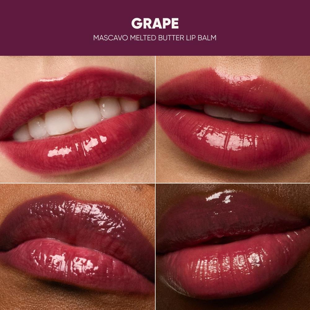 MASCAVO MELTED BUTTER LIP BALM GRAPE 10G Grape 4