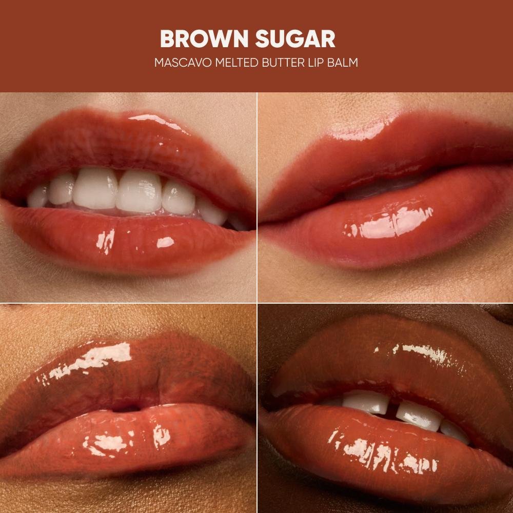 MASCAVO MELTED BUTTER LIP BALM BROWN SUGAR 10G Brown Sugar 4