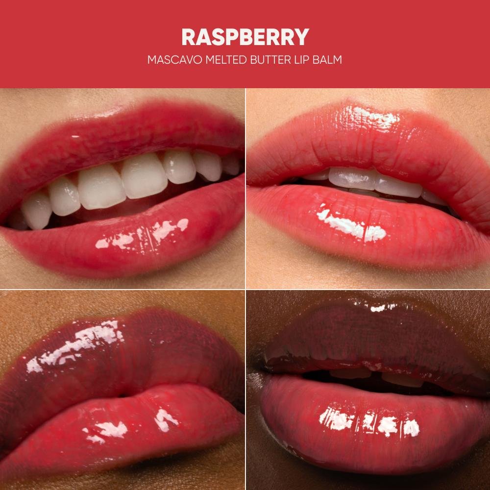 MASCAVO MELTED BUTTER LIP BALM RASPBERRY 10G Raspberry 4