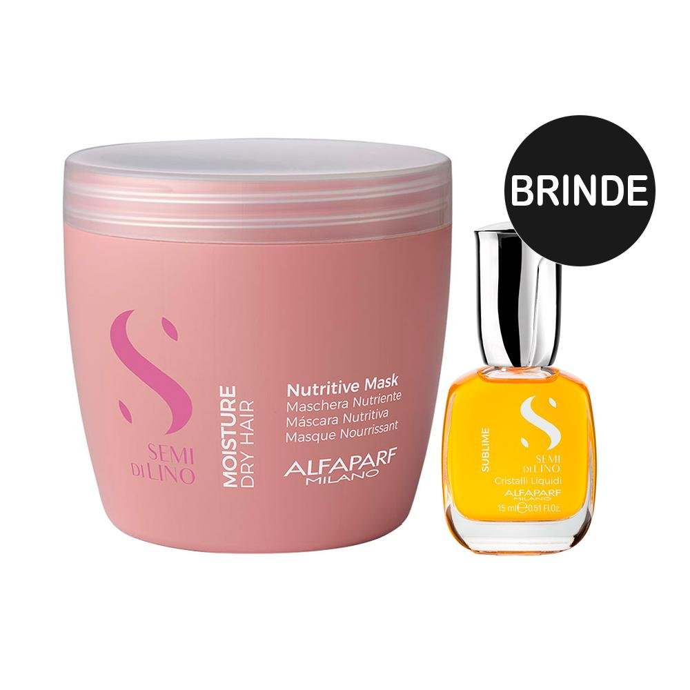 Alfaparf Sdl Moisture Nutritive Máscara 500ml + Óleo 15ml