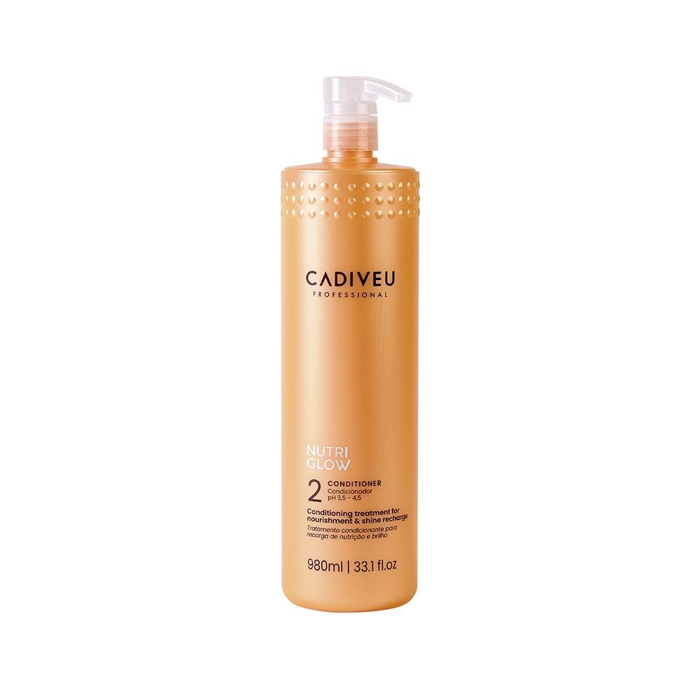 Kit Cadiveu Professional Nutri Glow Salão Shampoo+Cond+Másc ÚNICO 3