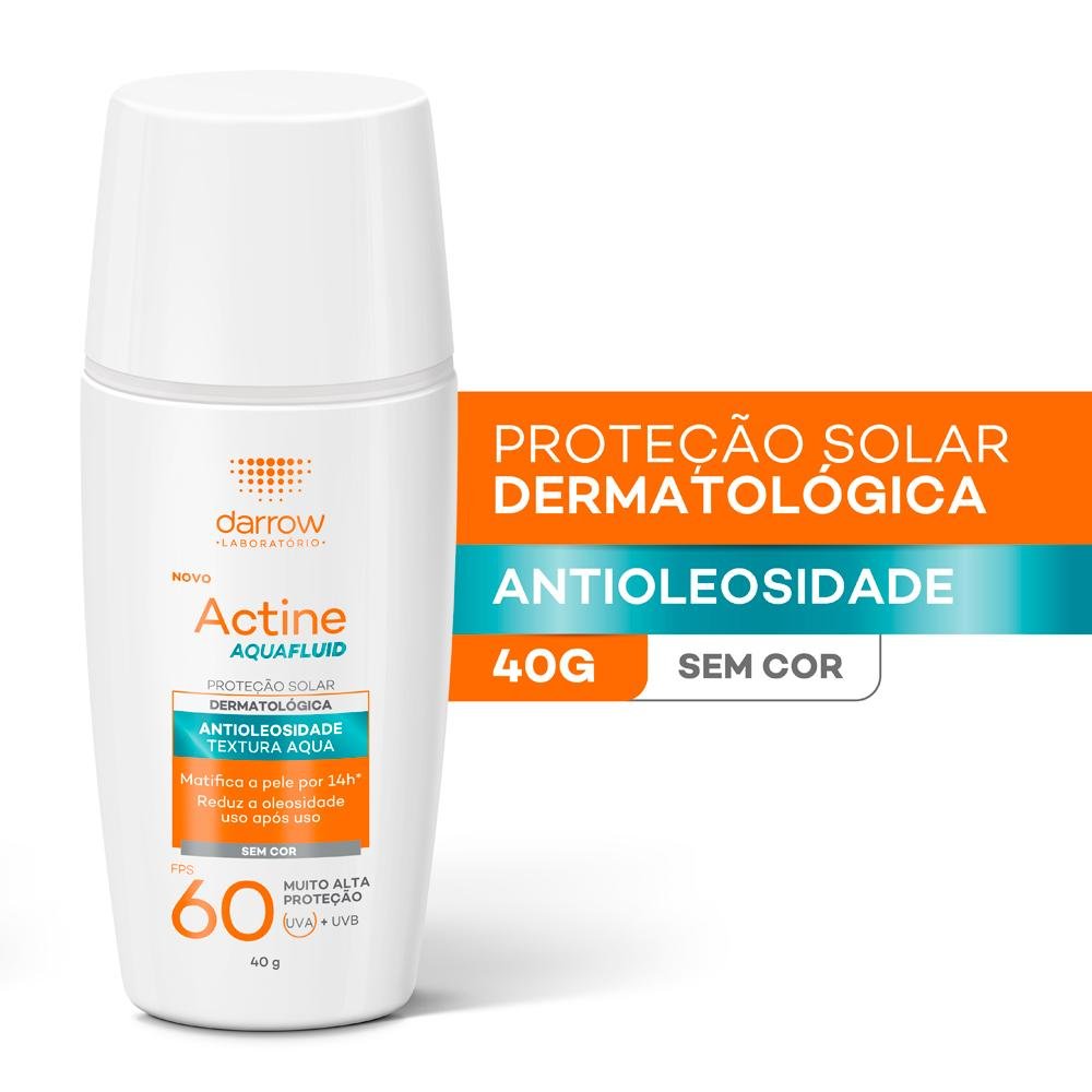 DARROW ACTINE AQUAFLUID FPS60 PROTETOR SOLAR 40G 40g 2