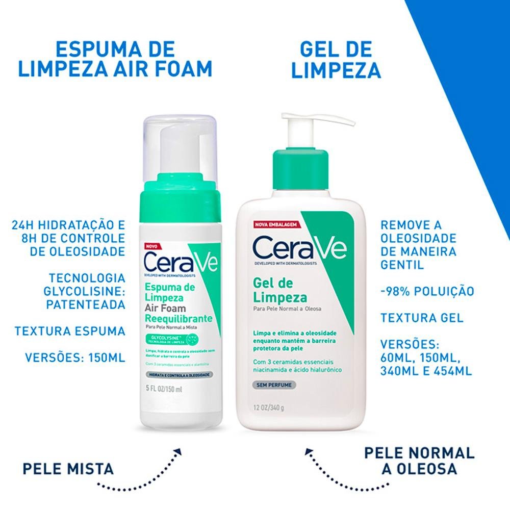 Cerave Air Foam Espuma de Limpeza 150ml 150ml 8