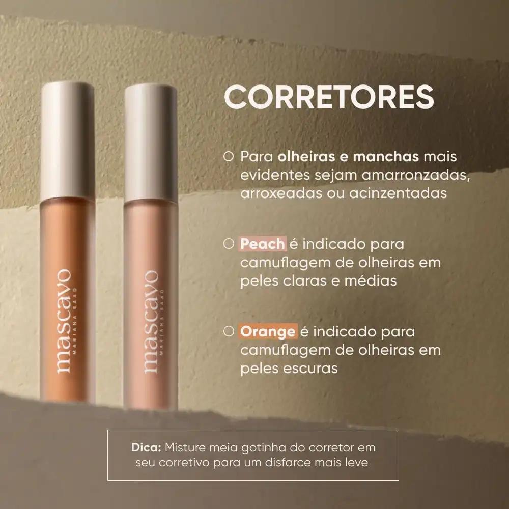 MASCAVO SOFT BLUR CORRETIVO LÍQUIDO PEACH 6G Cor Peach 6