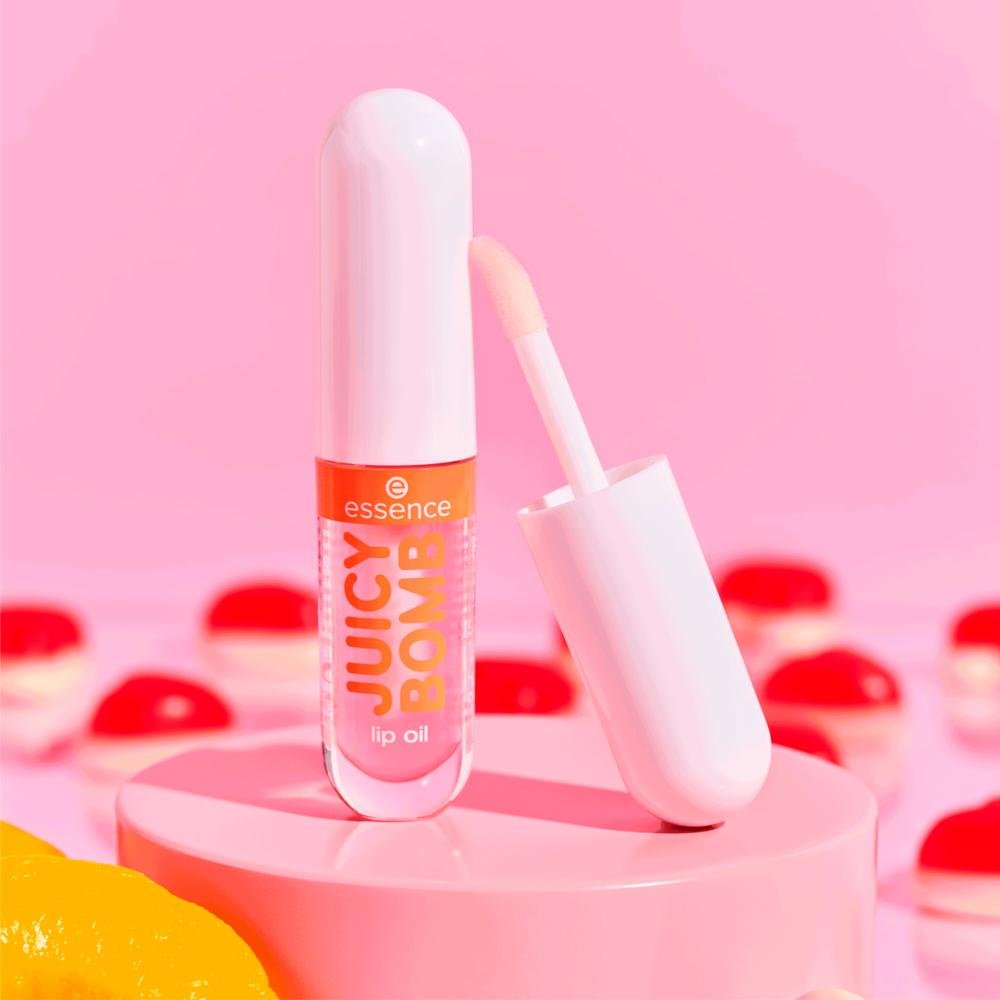 ESSENCE JUICY BOMB PARTY 01 PÊSSEGO LIP OIL 2,4ML Pêssego 3