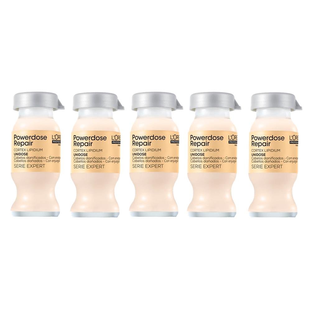 Kit L'Oréal Absolut Repair Ampola Lipidium 10ml - 5PÇS