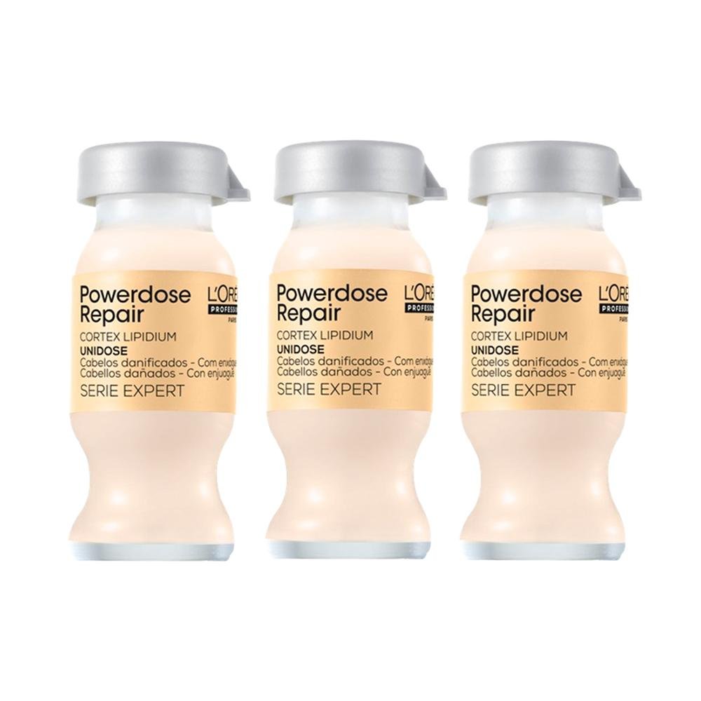 Kit L'Oréal Absolut Repair Ampola Lipidium 10ml - 3PÇS