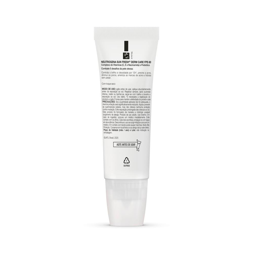 NEUTROGENA SUN FRESH FPS80 SEM COR PROTETOR SOLAR 40ML 40ml 2