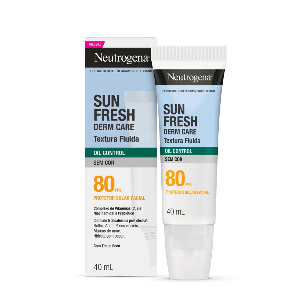 NEUTROGENA SUN FRESH FPS80 SEM COR PROTETOR SOLAR 40ML 40ml 3