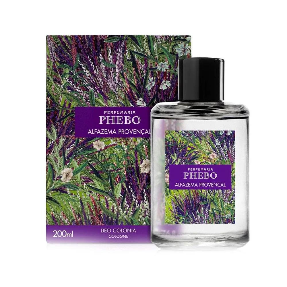 PHEBO MEDITERRÂNEO ALFAZEMA PROVENÇAL EDC COLÔNIA UNISSEX 200ML 230ml 2