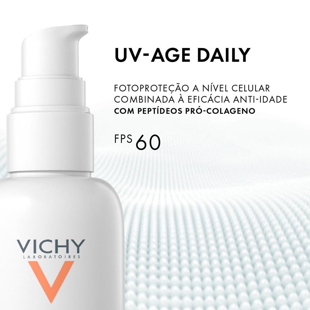 Vichy Capital Soleil Uv-age Daily Fps60 Cor 4.0 Protetor Solar Facial 40g Cor 4.0 5