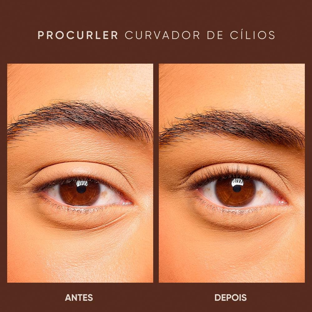 Mascavo Pro Curler Curvador de Cílios Marrom Dourado 3