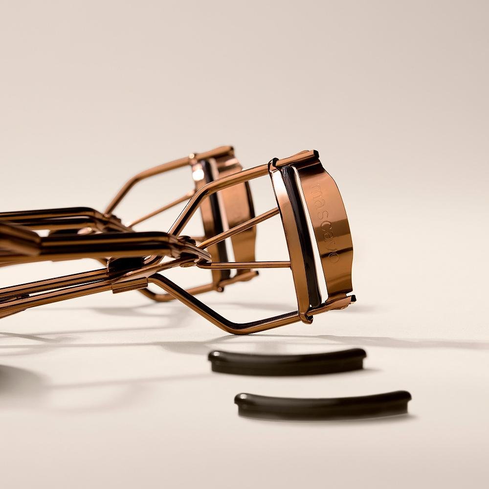 Mascavo Pro Curler Curvador de Cílios Marrom Dourado 5