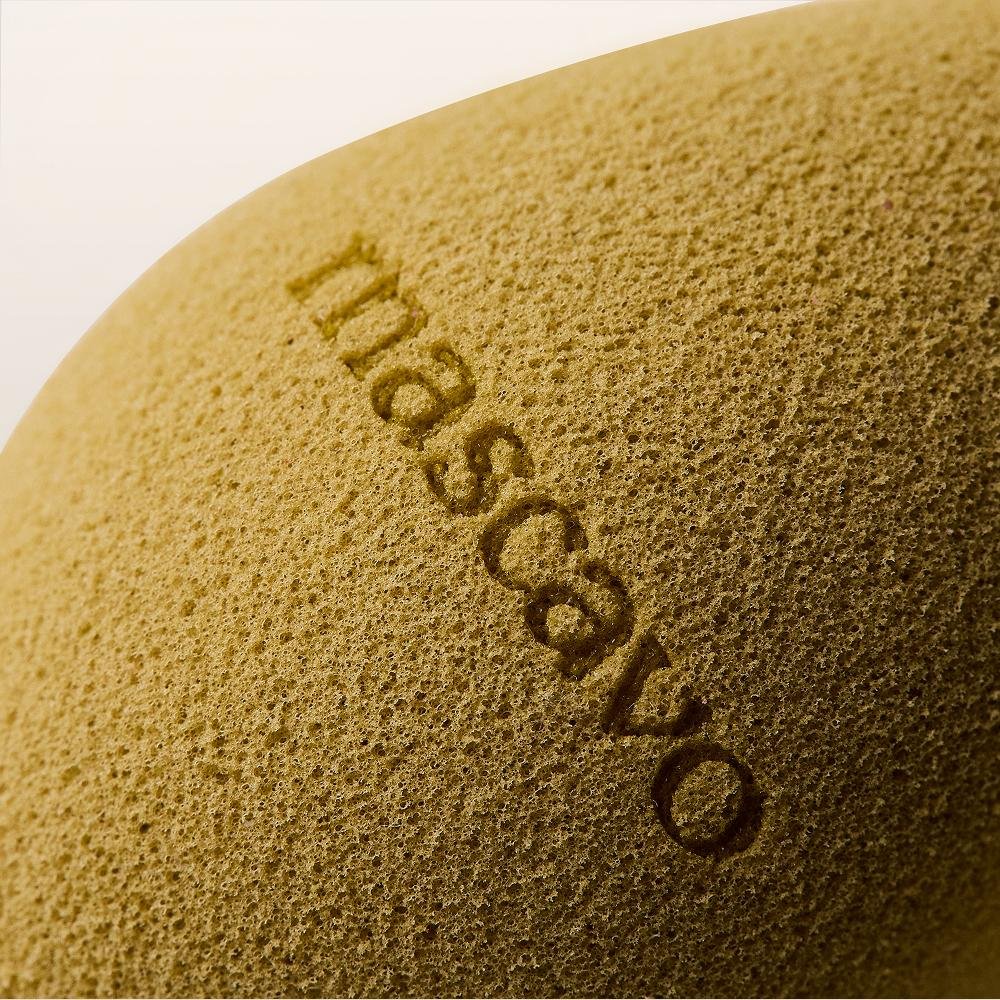 Esponja de Maquiagem Mascavo Pro Blender Dual Tip Amarelo 4